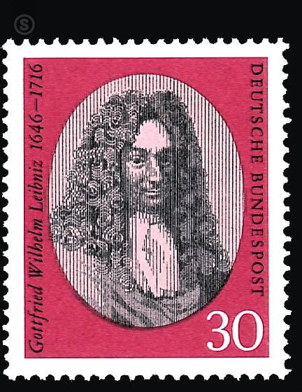 250th anniversary of death of Gottfried Wilhelm Leibniz - Germany / Federal Republic of Germany 1966 - 30 Pfennig