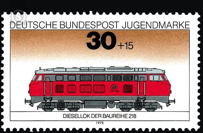 For the youth Locomotives - Germany / Federal Republic of Germany 1975 - 30 Pfennig