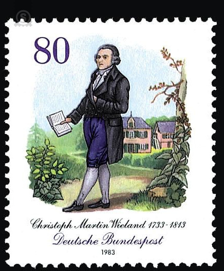 250th birthday of Christoph Martin Wieland - Germany / Federal Republic of Germany 1983 - 80 Pfennig